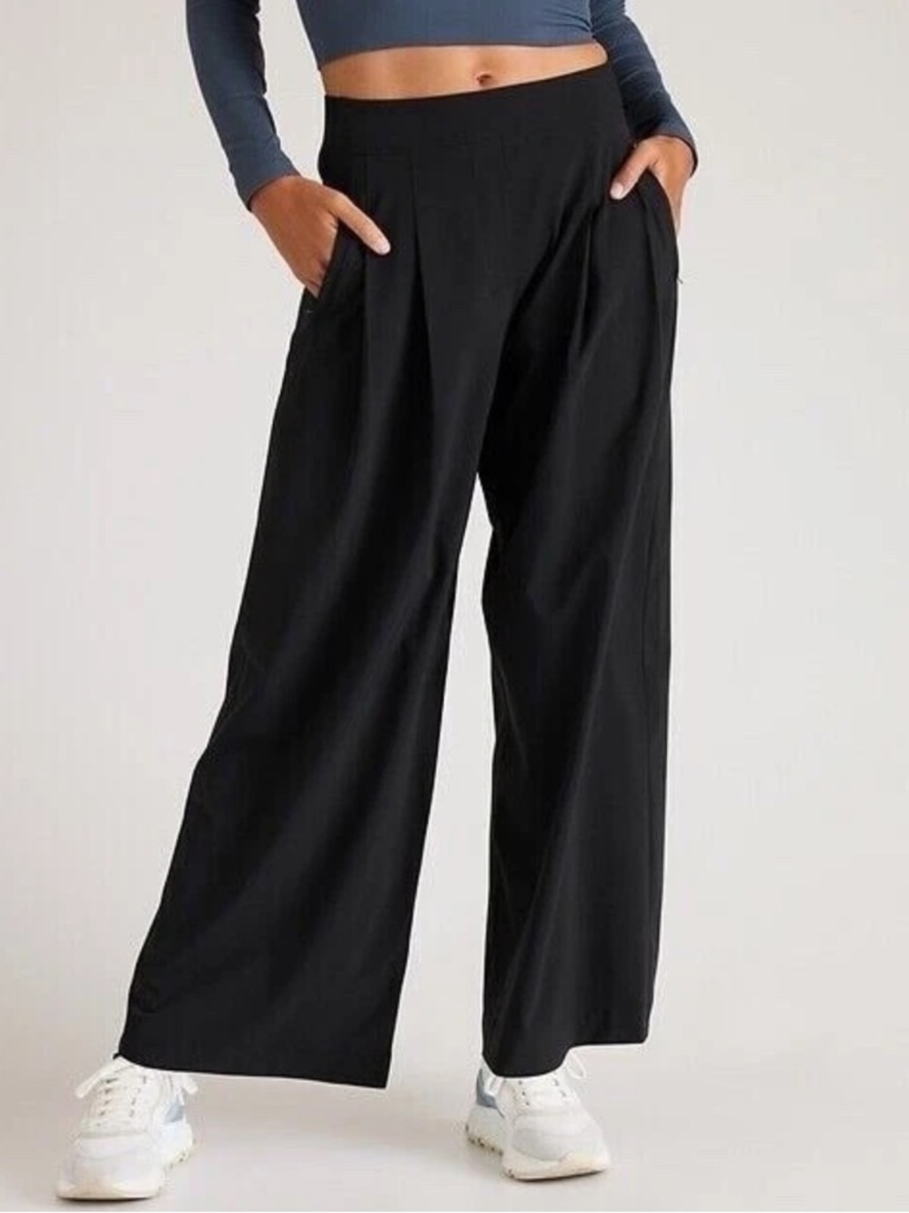 ATHLETA Brooklyn Heights High Rise Pleated Wide Leg Pant